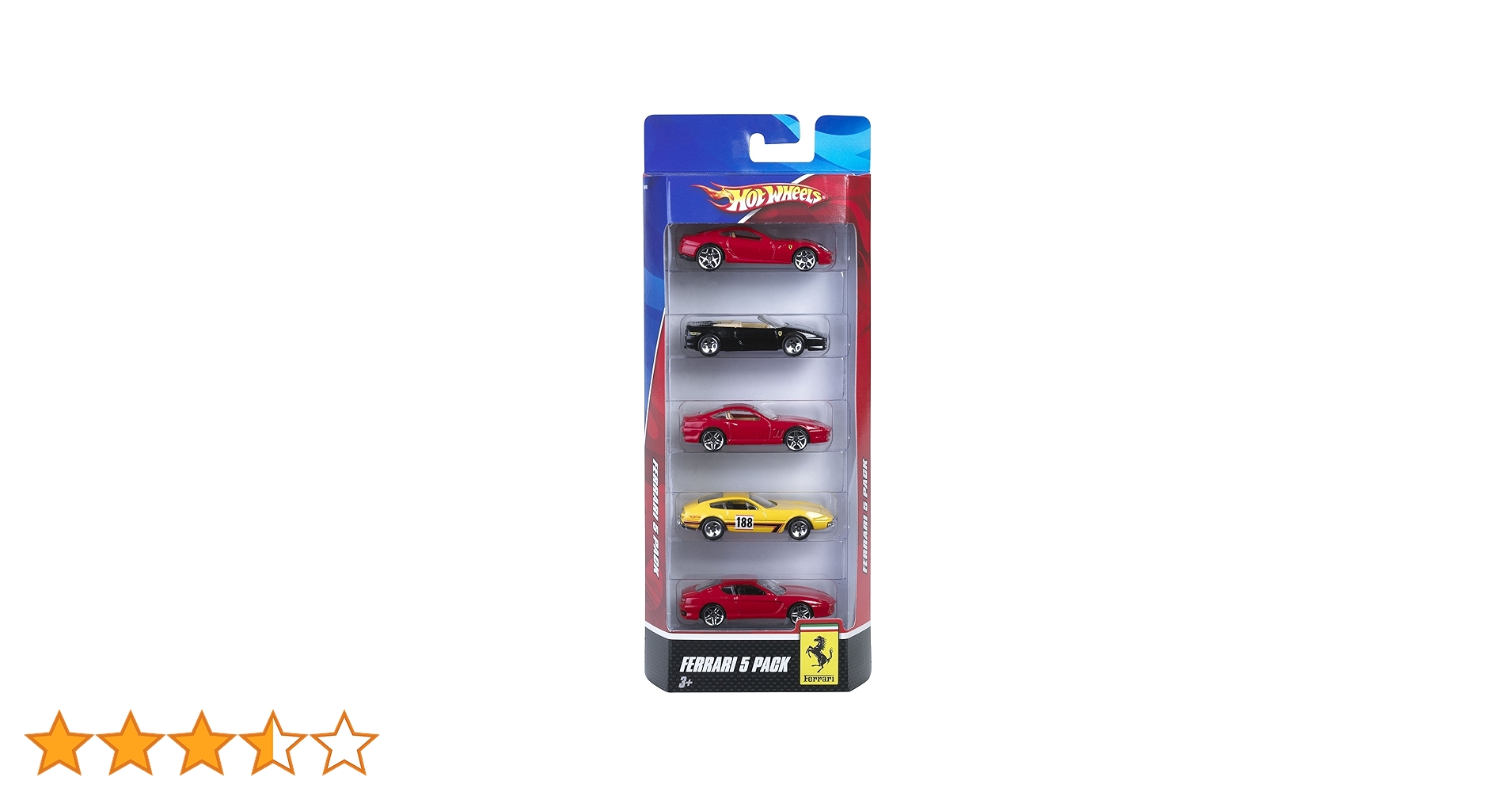 ミニカー Hot Wheels Ferrari 5-Pack BFB28 Hot Wheels Ferrari 5-Pack - Styles May Vary : Amazon.pl: Zabawki